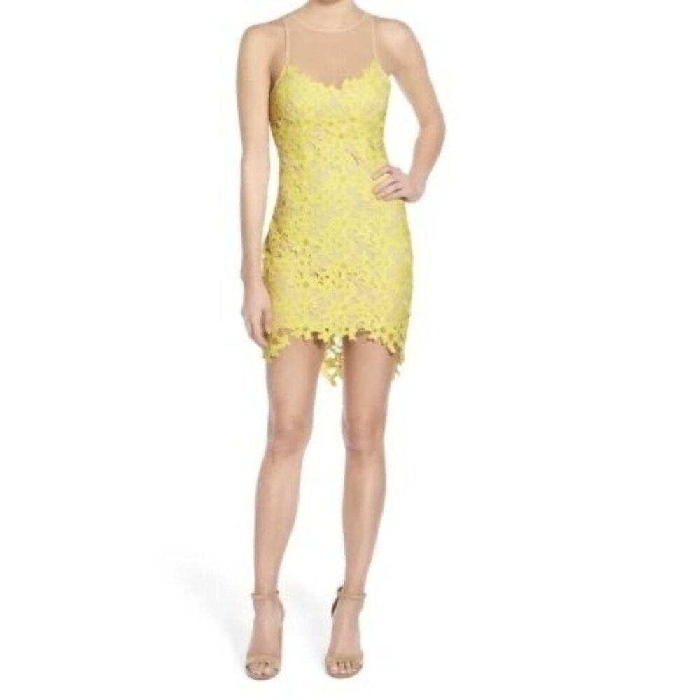 Lovers + Friends Revolve Mini Dress Size XS Xsmall Larissa Body Con Sunshine Lac